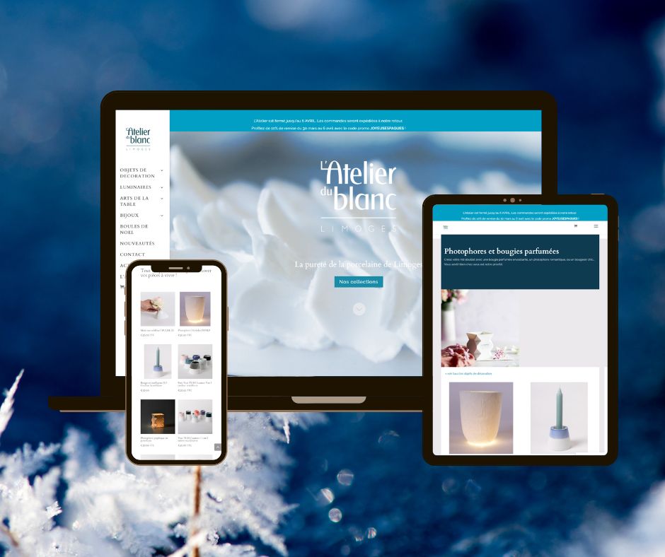 Refonte site e-commerce pour céramiste à Limoges